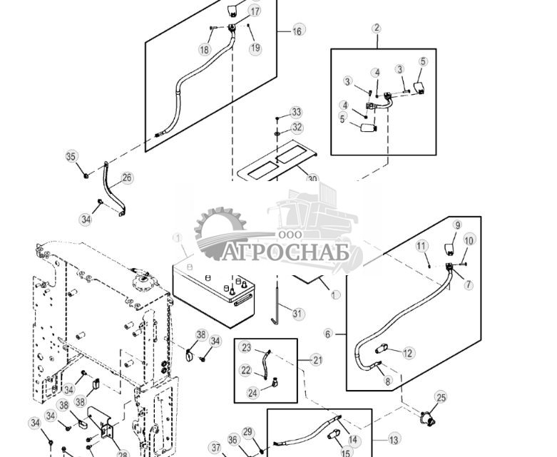 Батареи и кабели батарей (Engine 6090HDW37, 6090HDW38-) - ST879586 147.jpg